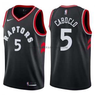Maillot Toronto Raptors Bruno Caboclo Statehombret 2017-18 Noir