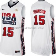 Maillot USA 1992 Johnson Blanc