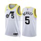 Maillot Utah Jazz Malik Beasley NO 5 Association 2022-23 Blanc