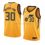 Maillot Utah Jazz Naz Mitrou-long Statement 2018 Jaune Maillot Utah Jazz Naz Mitrou-long Statement 2018 Jaune
