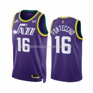 Maillot Utah Jazz Simone Fontecchio NO 16 Classic 2023-24 Volet