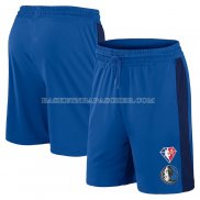 Short Dallas Mavericks 75th Anniversary Bleu