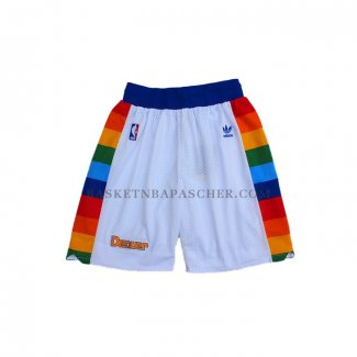 Short Denver Nuggets Retro Blanc