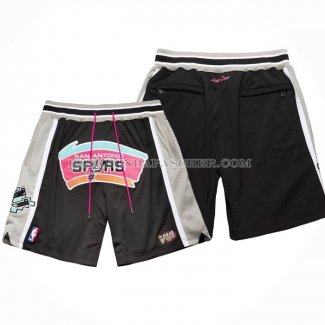 Short San Antonio Spurs Just Don 1998-99 Noir