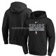 Veste a Capuche San Antonio Spurs Practice Performance 2022-23 Noir
