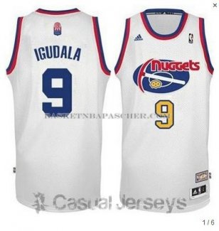 Maillot ABA Denver Nuggets Igudala Blanc