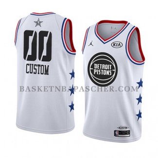 Maillot All Star 2019 Detroit Pistons Personnalise Blanc