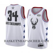 Maillot All Star 2019 Milwaukee Bucks Giannis Antetokounmpo Blan