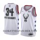 Maillot All Star 2019 Milwaukee Bucks Giannis Antetokounmpo Blan