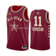 Maillot All Star 2024 Chicago Bulls Demar Derozan NO 11 Rouge