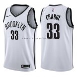 Maillot Brooklyn Nets Allen Crabbe Association 2017-18 Blanc