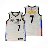 Maillot Brooklyn Nets Kevin Durant Ville 2020-21 Blanc