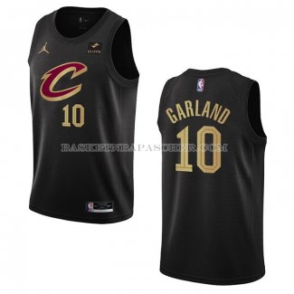 Maillot Cleveland Cavaliers Darius Garland NO 10 Statement 2022-23 Noir