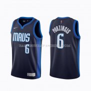 Maillot Dallas Mavericks Kristaps Porzingis Earned 2020-21 Bleu