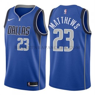 Maillot Dallas Mavericks Wesley Matthews Icon 2018 Bleu
