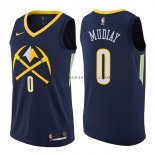 Maillot Denver Nuggets Emmanuel Mudiay Ciudad 2017-18 Bleu Maillot Denver Nuggets Emmanuel Mudiay Ciudad 2017-18 Bleu