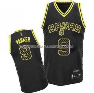 Maillot Electricite Mode San Antonio Spurs Parker Noir