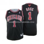 Maillot Enfant Chicago Bulls Rose Noir 2