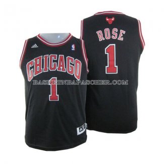 Maillot Enfant Chicago Bulls Rose Noir 2