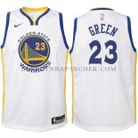 Maillot Enfant Golden State Warriors Draymond Green 2017-18Blanc