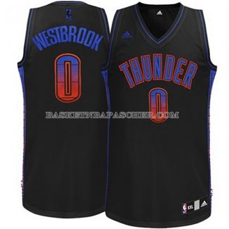 Maillot Environnement Oklahoma City Thunder Westbrook Noir