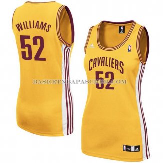 Maillot Femme Cleveland Cavaliers Williams Jaune
