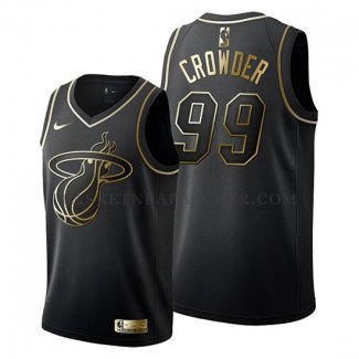 Maillot Golden Edition Miami Heat Jae Crowder 2019-20 Noir