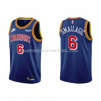 Maillot Golden State Warriors Alen Smailagic NO 6 75th Anniversary Bleu