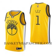 Maillot Golden State Warriors Damion Lee Earned 2018-19 Jaune
