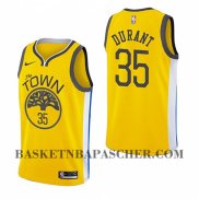 Maillot Golden State Warriors Kevin Durant Earned 2018-19 Jaune