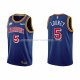 Maillot Golden State Warriors Kevon Looney NO 5 75th Anniversary Bleu