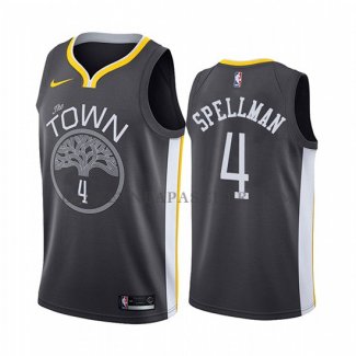 Maillot Golden State Warriors Omari Spellman Ville Noir