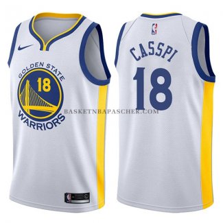 Maillot Golden State Warriors Omri Casspi Association 2017-18 Bl