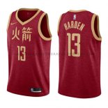 Maillot Houston Rockets James Harden Ciudad 2018-19 Rouge Maillot Houston Rockets James Harden Ciudad 2018-19 Rouge