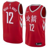 Maillot Houston Rockets Luc Mbah a Moute Ville 2018 Rouge Maillot Houston Rockets Luc Mbah a Moute Ville 2018 Rouge