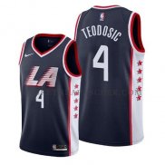 Maillot Los Angeles Clippers Milos Teodosic Ville 2019 Bleu