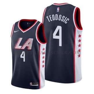 Maillot Los Angeles Clippers Milos Teodosic Ville 2019 Bleu