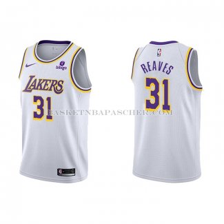 Maillot Los Angeles Lakers Austin Reaves NO 31 Association 2021-22 Blanc