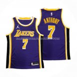 Maillot Los Angeles Lakers Carmelo Anthony NO 7 Statement 2020-21 Volet Maillot Los Angeles Lakers Carmelo Anthony NO 7 Statement 2020-21 Volet