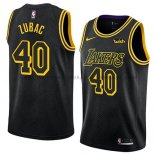 Maillot Los Angeles Lakers Ivica Zubac Ciudad 2018 Noir