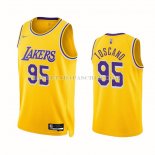 Maillot Los Angeles Lakers Juan Toscano-Anderson NO 95 75th Anniversary Icon 2021-22 Jaune