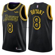 Maillot Los Angeles Lakers Kobe Bryant Ciudad 2017-18 Noir