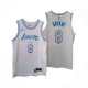 Maillot Los Angeles Lakers Kobe Bryant NO 8 Ville Authentique 2020-21 Blanc