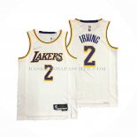 Maillot Los Angeles Lakers Kyrie Irving NO 2 Association Blanc