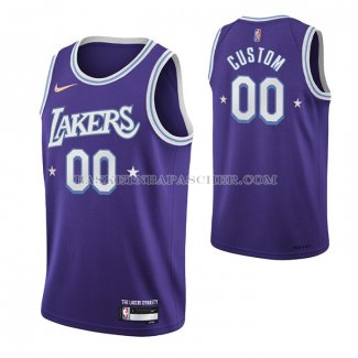 Maillot Los Angeles Lakers Personnalise Ville 2021-22 Volet