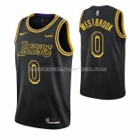 Maillot Los Angeles Lakers Russell Westbrook NO 0 Ville Noir Maillot Los Angeles Lakers Russell Westbrook NO 0 Ville Noir