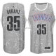 Maillot Lumieres de la ville Oklahoma City Thunder Durant Gris