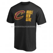 Maillot Manche Courte Cleveland Cavaliers Whole New Game Noir