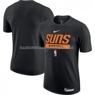 Maillot Manche Courte Phoenix Suns Practice Performance 2022-23 Noir