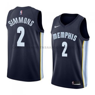 Maillot Memphis Grizzlies Kobi Simmons Icon 2018 Bleu